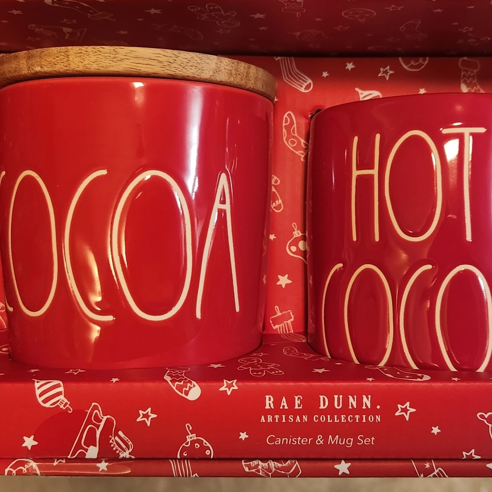 Rae dunn hot cocoa set
